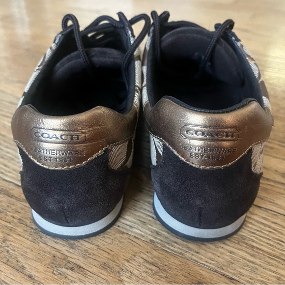 Coach Katelyn signature logo lace up sneakers - Picture 4 of 9